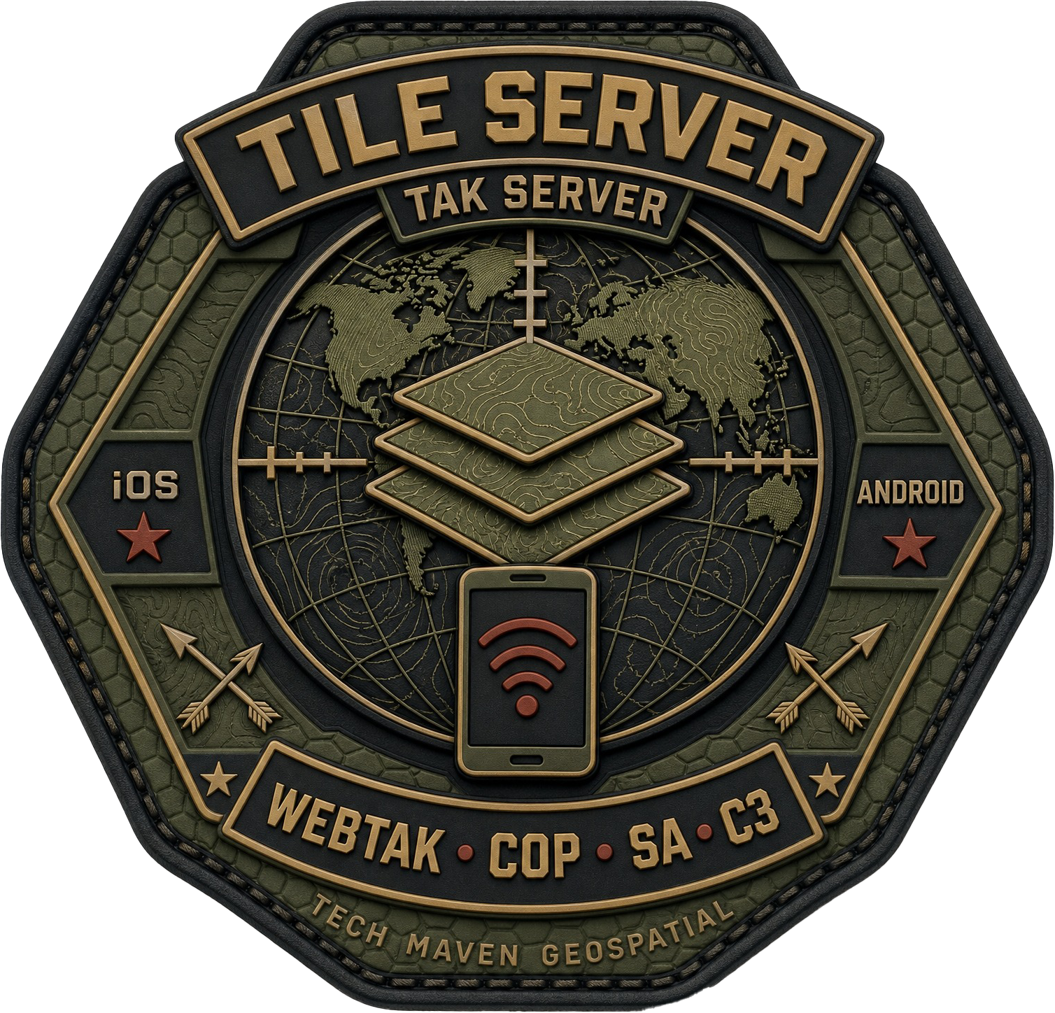Tile Server · TAK Server · WebTAK - Tech Maven Geospatial